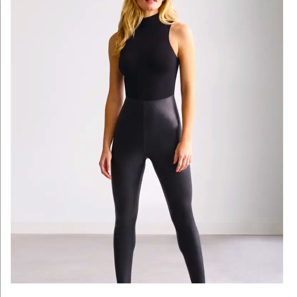 Commando Perfect Control Faux Leather Leggings NWT